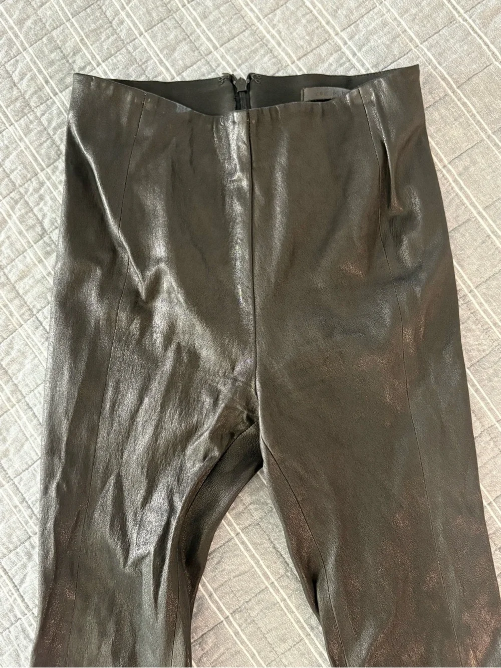 Rag & Bone Lamb Leather Pants 00 - Picture 5 of 9